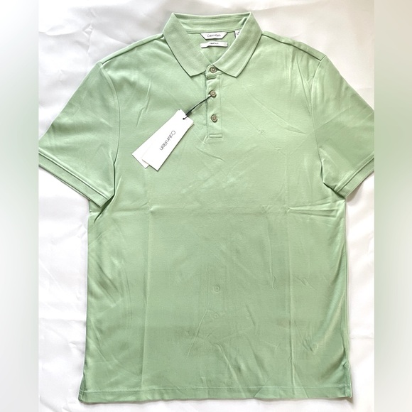 Calvin Klein Mens liquid touch polo shirt size M - Picture 1 of 2